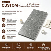 Dalle de terrazzo sans résine, non toxique, excellente qualité, prix compétitif, revêtement de sol en terrazzo artificiel, matériau cimentaire