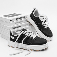 Vente en gros de baskets à plateforme à semelle épaisse pour hommes, pointures 39-44, chaussures de skate tendance, semelle épaisse, streetwear, chaussures de marche quotidiennes