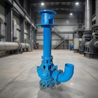 Pompe à eaux usées à bride verticale haute pression robuste anti-colmatage pour usage municipal et industriel