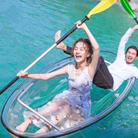 Offre Spéciale 2 personne Kayak Transparent Eau Sport Polycarbonate Bateau De Pêche