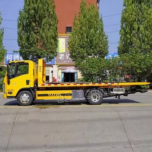 1SUZU 4X2 5ton platformu yol kurtarma için tamir kamyonu çekme kamyon tekerlek kaldırma çekici kamyon - Product Image 6