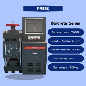 Machine d'essai de compression de cube entièrement automatique de haute précision 2000KN pour l'équipement d'essai de résistance à la compression du béton - Product Image 3