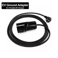 Adaptateur de mise à la terre pour VE avec temps de charge programmé, solution de chargeur VE sans mise à la terre, 16A 3.6kW portable