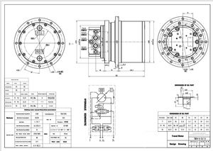 PC40 gruppo motore da viaggio PC40-1 per Mini escavatore pezzi di ricambio per auto finale 706-73-03701 706-73-43002 per <span class=keywords><strong>komatsu</strong></span> - Product Image 5