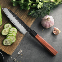 Нож XINZUO Santoku 5.5'' из 3-слойной композитной нержавеющей стали 10Cr в японском стиле, на заказ