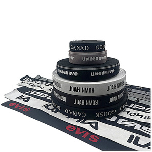Weaver Custom 40mm de doble cara OEM ODM Jacquard correa elástica banda elástica personalizada para ropa interior - Product Image 3