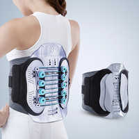 Ceinture de soutien lombaire Alphay OEM ODM, ceinture de soutien du bas du dos, ceinture élastique en nylon, ceinture de soutien du dos noire S-XL pour soulager les douleurs dorsales