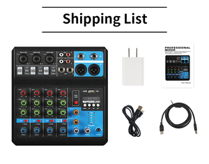 5 채널 KTV 앰프 믹서 무선 마이크 올인원 머신 블루투스 음악 믹서 사운드 장비/앰프/스피커 - Product Image 6