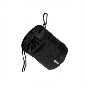 Sac à pinces à linge Leifheit noir avec cordon de serrage et mousqueton pour usage extérieur - Product Image 2