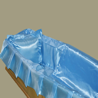 Tissu de doublure pour cercueil en satin blanc matelassé