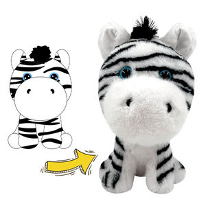 Fabricant de peluches EN71 faites à la main sur mesure, peluche renard mignon et câlin, jouet en peluche en coton PP doux pour le jeu et l'heure du coucher - Product Image 2