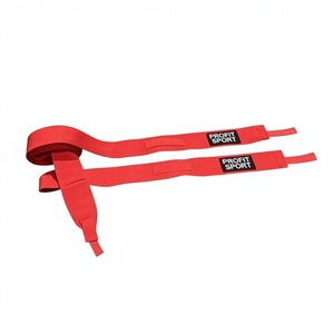 ผ้าพันมือสำหรับชกมวย Profit Sport สีแดง ผ้าฝ้ายทนทาน เหมาะสำหรับการฝึกซ้อมในยิมและกิจกรรมฟิตเนส ปรับขนาดได้ - Product Image 1