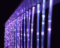 Source de lumière à fibre optique Articles sensoriels de lumière à fibre optique fixés au mur avec application téléphonique et télécommande RF