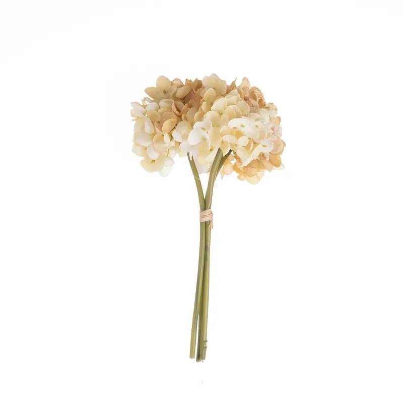 MW52708 रंगीन शादी प्रीमियम गुणवत्ता उत्सव के घर सजावट एकल स्टेम कृत्रिम रेशम hydrangea फूल