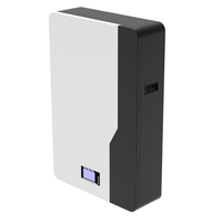 Sistema de Almacenamiento de Energía Doméstico con Batería de Litio LiFePO4 de 48V 51.2V 200Ah 10.24kWh, Montado en Pared, con Pantalla LCD Inteligente y BMS de 6000+ Ciclos Profundos