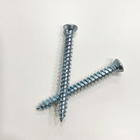 TORX Slot C1022 Seng Berlapis Hi-Low Benang Papan Semen Beton Ulir