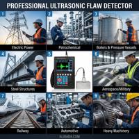 Detector de Fallas Ultrasónico Digital Portátil JG KX800 con Pantalla LCD y Resolución de Campo Lejano de 32dB, Precio de Fábrica