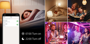 9 wát Bluetooth lưới Đèn Hiệu <span class=keywords><strong>LED</strong></span> ánh sáng và 15 Wát tuya màu xanh răng thông minh ứng dụng bóng đèn và điều khiển từ xa RGB rgbcct Dimmable E27 chiếu sáng - Product Image 4