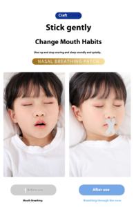 Venta al por mayor cuidado <span class=keywords><strong>de</strong></span> la salud nocturno respiración bucal parche labial convexo evita la apertura <span class=keywords><strong>de</strong></span> la boca cierre para niños adultos cinta - Product Image 6