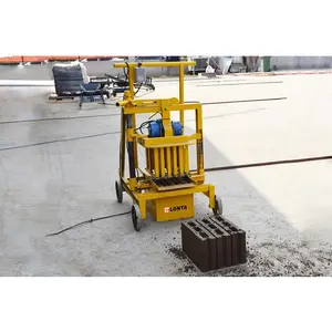 LONTA QMR 2-45 manual elétrico ovo que põe pavimentação oca interlock fabricante de cimento concreto tijolo que faz a máquina tijolo