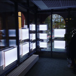 Publicité immobilière Boîtes à lumière LED Affichage de la fenêtre de poche Boîte à lumière mince suspendue - Product Image 2