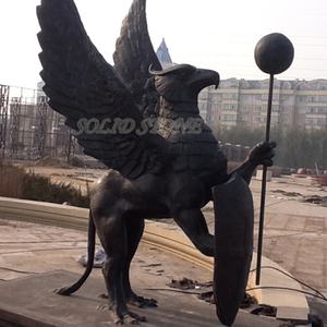 Venta al por Mayor de Fábrica, Decoración de Jardín, Estatuas de Grifón de Bronce de Alta Gama y Alta Calidad, Tamaño Real - Product Image 6