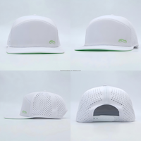 Gorras de Golf Mellin Snapback de 5 Paneles con Logotipo Bordado Personalizado en TPU, Gorra de Béisbol Deportiva Impermeable de Secado Rápido para Hombre