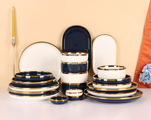 2023 Hot Bán Buôn Đồ Ăn Set tấm bát bộ màu sắc khác nhau bán tốt nhất để Trung Đông hộ gia đình - Product Image 2