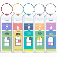 Ensemble d'étiquettes de bagage auto-adhésives en PVC transparent durable, étiquette nominative, étiquette souple, carte d'embarquement, couleur et taille personnalisables