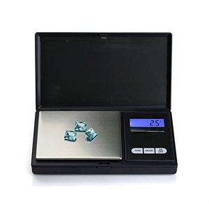 Báscula Digital de Bolsillo para Joyas y Diamantes, Capacidad de 1 kg, Pantalla Digital, ABS, Acero Inoxidable, Funciona con Batería - Product Image 2