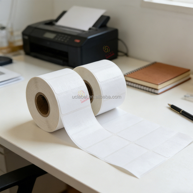 Wholesale Colored Transfer Barcode Adhesive Die Cutting Paper Direct Label Thermal Sticker Roll