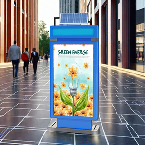 Bảng điều khiển năng lượng mặt trời biển quảng cáo 144W dẫn CuộN hộp đèn quảng cáo có thể tùy chỉnh quảng cáo ảnh. - Product Image 3