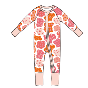 RTS entrega rápida ropa de bambú infantil 95% bambú 5% Spandex pijamas de bebé durmientes conjuntos para niños pequeños peleles con cremallera de bambú Zippy - Product Image 6