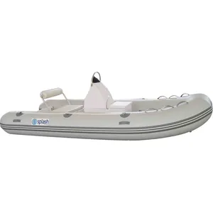 3.8M long Fiberglass Hull Material and 4 + 1 Capacity Person rib boat fiberglass center console boat