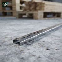 Profilé en aluminium industriel 6063 T5 finition brossée mate pour carrelage, moquette et nez de marche
