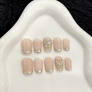 Venta al por mayor 2025 estilo francés a presión en las <span class=keywords><strong>uñas</strong></span> 10 piezas elegante ojo de gato diseñador acrílico <span class=keywords><strong>uñas</strong></span> salón calidad <span class=keywords><strong>uñas</strong></span> postizas <span class=keywords><strong>largas</strong></span> - Product Image 5