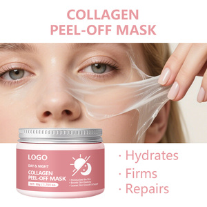 Mascarilla Facial de Colágeno Hidrolizado OEM para un Cuidado de la Piel Radiante, Mascarilla Nocturna Exfoliante de Limpieza Profunda - Product Image 2