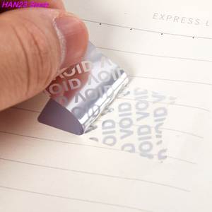 Custom-<b>printed</b>, self-adhesive, waterproof, round, tamper-evident blank security hologram labels (void-free type). - Product Image 3