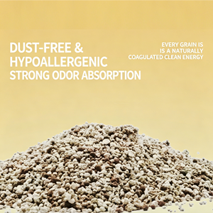 Mineral <b>Cat</b> Litter <b>Box</b> No Dust Fast Clumping Highly Adsorbent Odor Control Sodium-based Mineral Sand Red Crushed Mineral Sand - Product Image 5