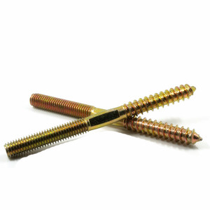 Boulon de cintre En Bois à Chevilles Métalliques À <span class=keywords><strong>Double</strong></span> Extrémité De Fixation De Meubles Vis Autotaraudeuses Bois <span class=keywords><strong>Goujon</strong></span> Fileté À Vis À <span class=keywords><strong>Double</strong></span> Extrémité - Product Image 3