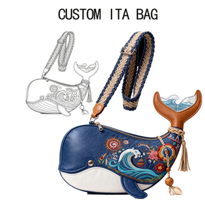 Usine de sacs Ita personnalisés à quantité minimale de commande bas produisant des styles Itabag et Messenger à bandoulière Kawaii avec insert - Product Image 5