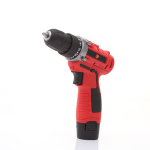 <span class=keywords><strong>12V</strong></span> Lithium-Akku-Schrauber Kabelloser Schlagbohrer Wiederaufladbarer Elektrischer Handbohrer 10mm Zweistufiger Elektrischer Schraubendreher-Set - Product Image 1