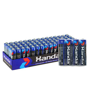 Pile au carbone-zinc AA 1,5 V R6 N°5 avec gaine en PVC, pile de taille AA R6P - Product Image 1