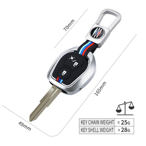 Funda Protectora para Llaves de Coche de Aleación de Zinc y Gel de Sílice para Ssangyong Korando Lester <span class=keywords><strong>Rodius</strong></span> Tivolan, Anillos, Llavero, Accesorios para Bolsos - Product Image 4