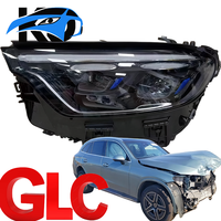 A2548857302 A2548857402 Bumper Mobil Asli untuk Mercedes Benz GLC W254 2023-2026 Bumper Depan Bekas Asli dengan Grille Trim