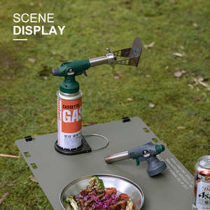 Campingmoon Placa de Acero Inoxidable para Hornear, Asar y Preparar Huevos, Accesorios para Antorcha de Fuego, Lengüeta de Estabilización - Product Image 6