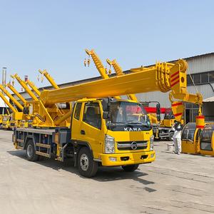 חם עגור משאית מכירה חמה הידראולי winch kama 10 טון אוויר פלטפורמה עבודה משאית מנוף - Product Image 1