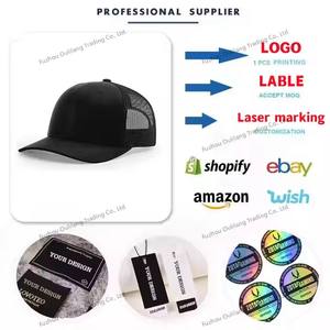 OEM topi Camo 5 Panel kualitas tinggi kustom dengan tali rata penuh tidak terstruktur Richardson 256 topi tali Camo kustom - Product Image 5