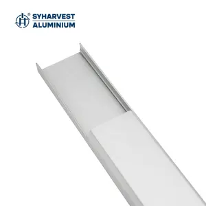 Angle Install Aluminum Extruded Channel Profile Without Ceiling LED Linear Aluminum Profiles Light Washing Strip