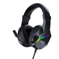 Headset Gaming On-Ear & Over-Ear Grosir Pabrik 3.5+USB dengan Mic Peredam Kebisingan Fones De Ouvido untuk PC Meja Laptop Gaming